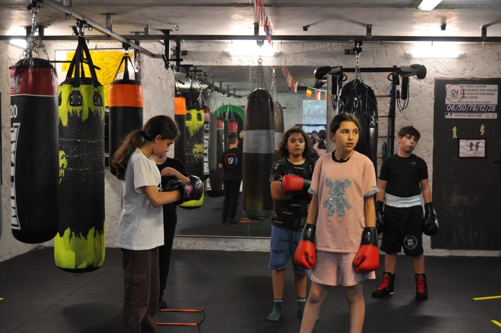 Boxeuse à l'entraînement — La Valette-du-Var