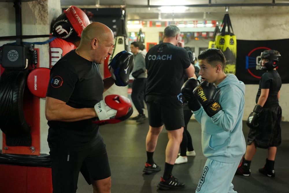Boxeuse à l'entraînement — La Valette-du-Var